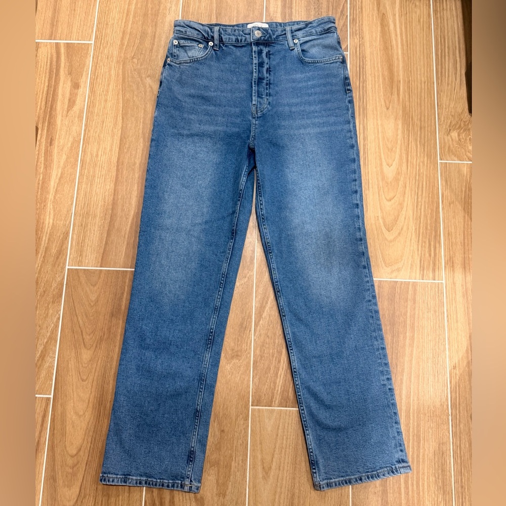 Rails Denim The Topanga High Rise Straight Leg Blue Jeans - Picture 2 of 6